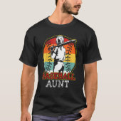 Baseball Aunt Mom Softball Mother Team Sports  For T-shirt (Voorkant)