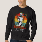 Baseball Aunt Mom Softball Mother Team Sports  For Trui (Voorkant)