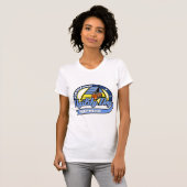 Baseball Australiër Shepherd Agility T-shirt (Voorkant volledig)