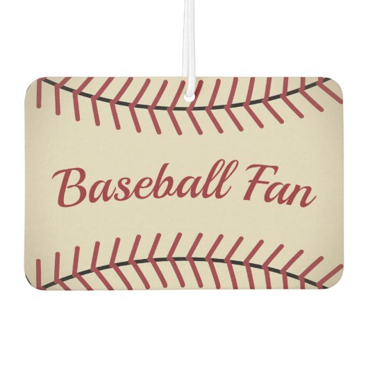 Baseball auto geurverfrisser luchtverfrisser (Voorkant)