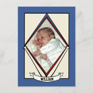 Baseball Baby Geboorteaankondiging Aankondiging