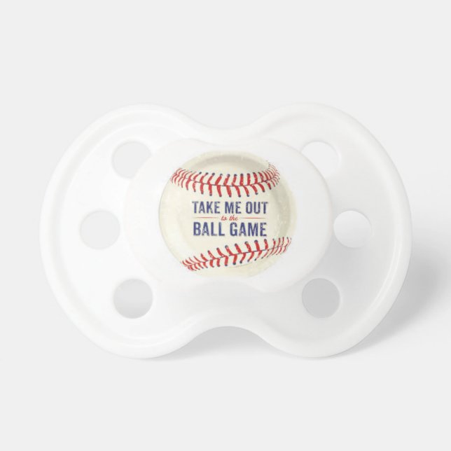 Baseball Baby Pacifier Speen (Voorkant)