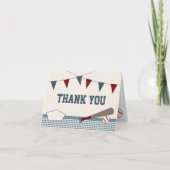 BASEBALL BABY SHOWER BEDANKT U (Voorkant)