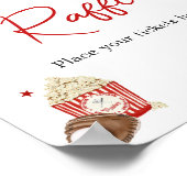 Baseball Baby shower Diaper Raffle Poster (Hoek)