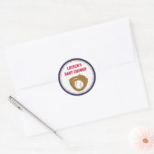 Baseball Baby shower Favor Tag Stickers (Envelop)
