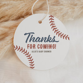 Baseball Baby shower Favor Tags Bedankjes Labels