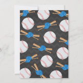 Baseball Baby shower Invitation Sport Baby shower Kaart (Achterkant)
