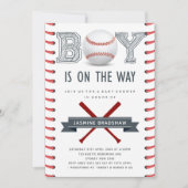 Baseball Baby shower Kaart (Voorkant)