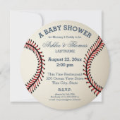 Baseball Baby shower Kaart (Voorkant)