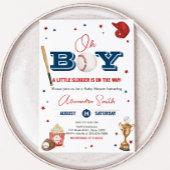 Baseball Baby shower Kaart