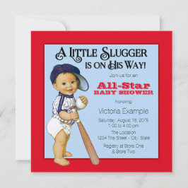 Baseball Baby shower Kaart