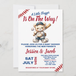 Baseball Baby shower Kaart