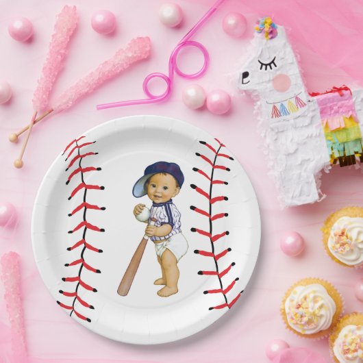 Baseball Baby shower Paper Bord (Feest)