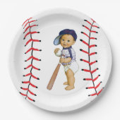 Baseball Baby shower Paper Bord (Voorkant)