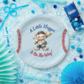 Baseball Baby shower Papieren Bordje (Feest)