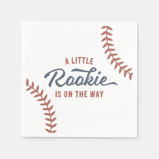 Baseball Baby shower Servet (Voorkant)