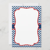 Baseball Baby shower Uitnodiging (Achterkant)