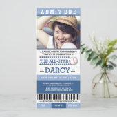 Baseball Bachelorette Party nodigt uit Kaart (Staand voorkant)