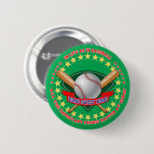 Baseball Badge Ronde Button 5,7 Cm (Voorkant /achterkant)
