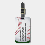  Baseball Bagagelabel (Voorkant verticaal)