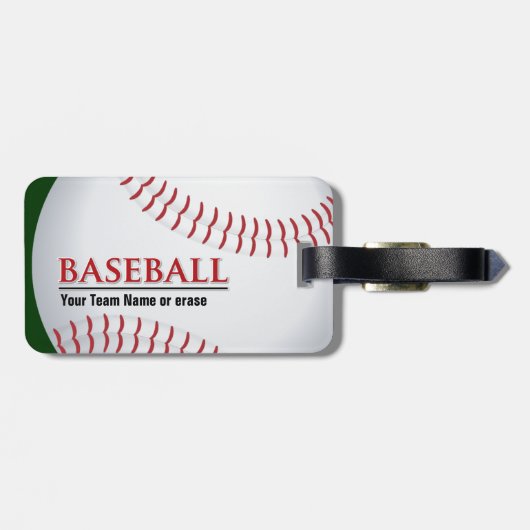  Baseball Bagagelabel (Achterkant horizontaal)