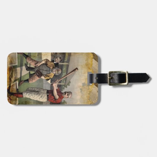 Baseball: Bagagelabel (Voorkant horizontaal)