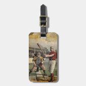 Baseball: Bagagelabel (Voorkant verticaal)