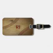 Baseball Bagagelabel (Voorkant horizontaal)