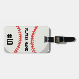 Baseball Bagagelabel