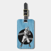 Baseball: Bagagelabel (Voorkant verticaal)