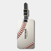 Baseball Bagagelabel (Voorkant verticaal)