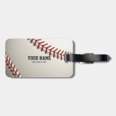 Baseball Bagagelabel (Achterkant horizontaal)