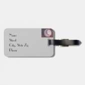 Baseball Bagagelabel (Achterkant horizontaal)