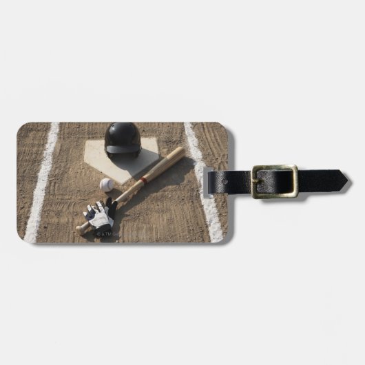 Baseball Bagagelabel (Voorkant horizontaal)