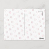 Baseball bal thema verjaardag foto Dank u Briefkaart (Achterkant)