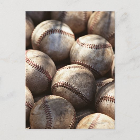 Baseball Ball Briefkaart (Voorkant)