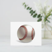Baseball Ball Briefkaart (Staand voorkant)
