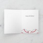 Baseball Ball Flags Sport Kids Verjaardag Kaart (Binnen)