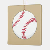 Baseball Ball Keramisch Ornament (Links)