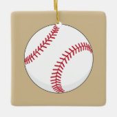Baseball Ball Keramisch Ornament (Voorkant)