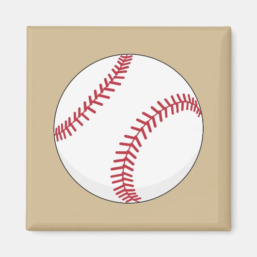 Baseball Ball Magneet (Voorkant)