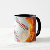Baseball Ball Mok (Voorkant rechts)