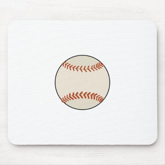 Baseball Ball Muismat (Voorkant)