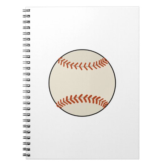 Baseball Ball Notitieboek (Voorkant)