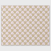Baseball Ball Patroon Cadeaupapier (Vlak)