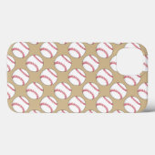 Baseball Ball Patroon Case-Mate iPhone Case (Achterkant (horizontaal))