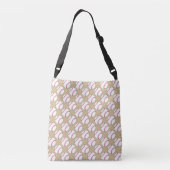 Baseball Ball Patroon Crossbody Tas (Achterkant)