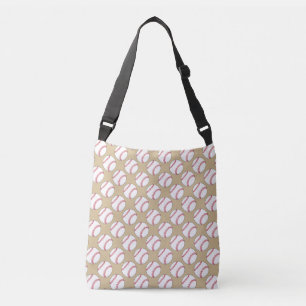 Baseball Ball Patroon Crossbody Tas