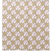 Baseball Ball Patroon Douchegordijn (Voorkant)