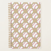 Baseball Ball Patroon Planner (Voorkant)